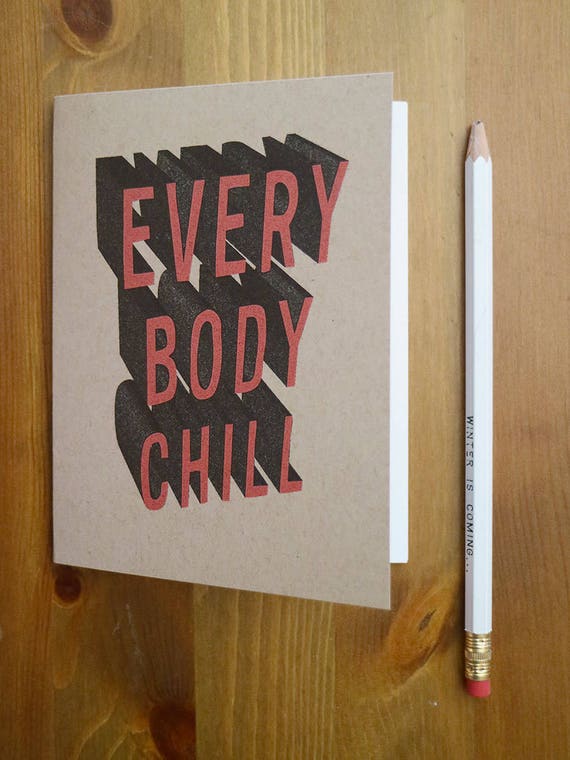 Everybody Chill Pocket Sketchbook, Journal, Diary, dream journal, plain paper, back to school notebook, teacher gifts, school supply, blank