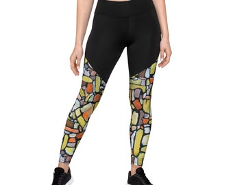 „Summer Embers“-Sportleggings Marke Miss Didine Lächeln im Leben