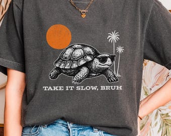 T-shirt Comfort Colors Tortoise: vintage retro Sun-T-shirt