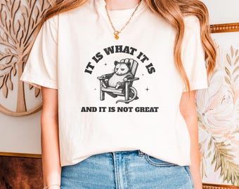 Its What It Is  Comfort Colors T-shirt:  Vintage Tee,  Opossum Animal Lover Gift Shirt