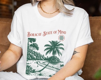 Boracay state of mind T-shirt | Filipino island shirt | Philippines vacation gift | Southeast Asia travel destination shirt | unisex sizing