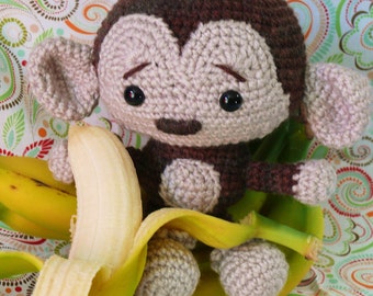 Sweet Monkey Crochet Pattern PDF