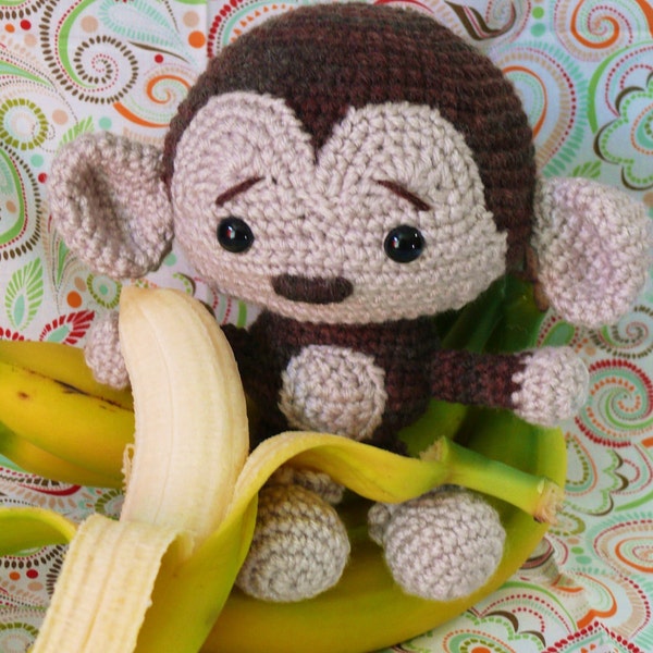 Sweet Monkey Crochet Pattern PDF