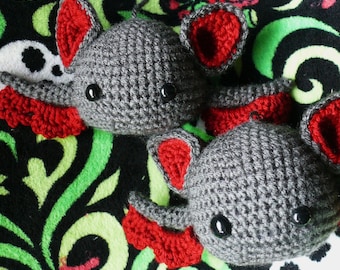 Patrón de Ganchillo Murciélago Amigurumi Bebé PDF
