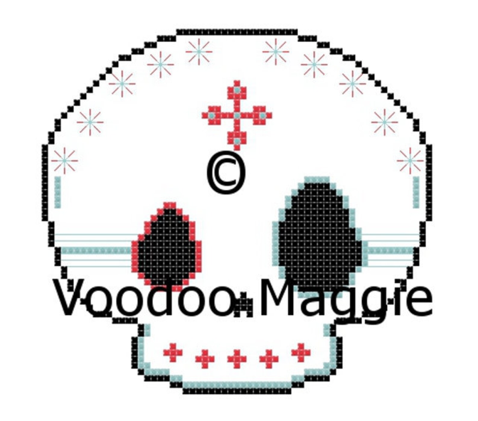 Sugar Skulls Cross Stitch Pattern All Four - Etsy