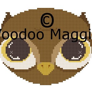 Woodland Owl Cross stitch pattern