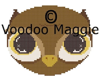 Woodland Owl Cross stitch pattern