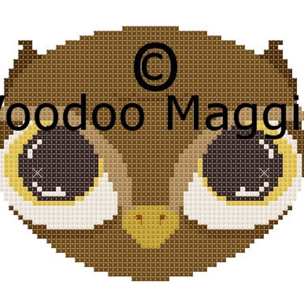 Woodland Owl Cross stitch pattern