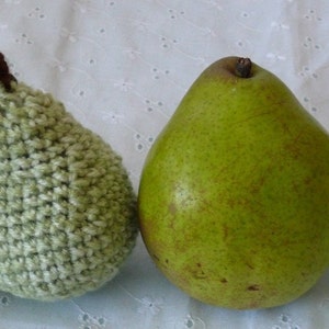 Play Food Series Pear Crochet Pattern PDF