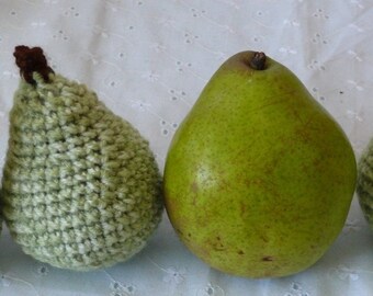 Play Food Series Pear Crochet Pattern PDF