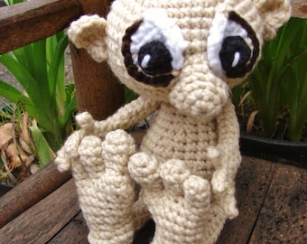 Patrón de crochet duende tímido PDF