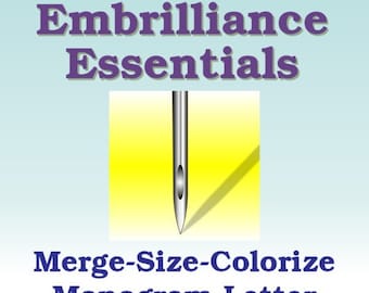 Embrilliance Essentials - Embrilliance Software, Embroidery Software, Design Editing Software, Embrilliance Software, Resizing Software