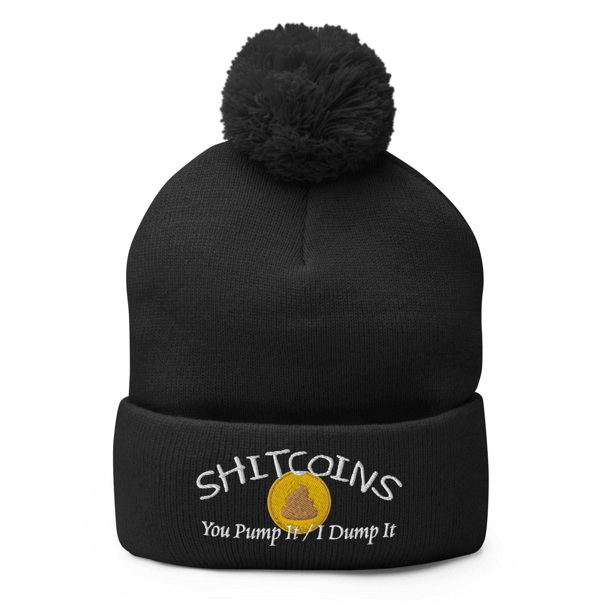 Shitcoins Pump and Dump Meme Coins Tokens Crypto Pom-pom Beanie Cap - Etsy