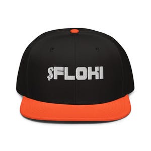 Gorra plana con visera plana y diseño de criptomoneda con símbolo de moneda meme Floki Floki Inu