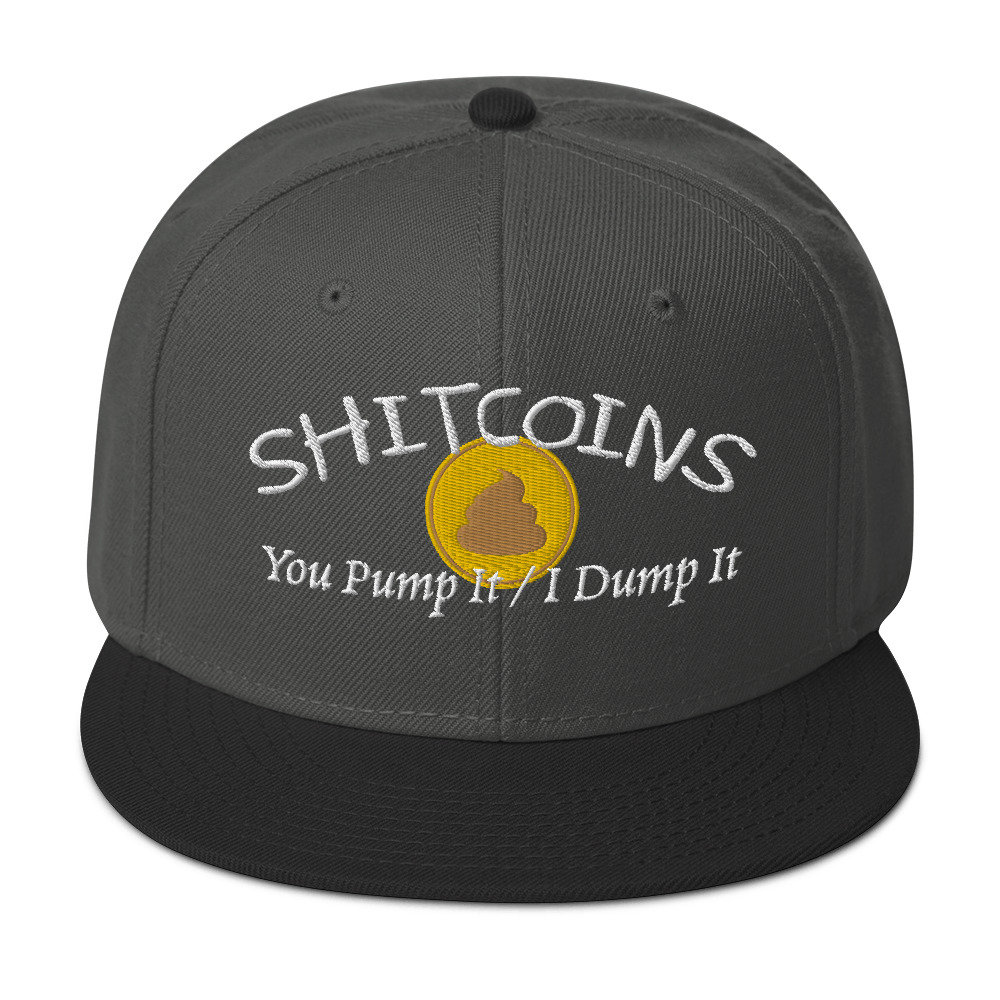 Shitcoins Pump and Dump Meme Coins Tokesn Crypto Flat Bill Cap Snapback Hat  - Etsy