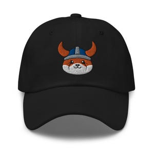 Gorra de béisbol con la moneda meme Floki Inu, el mejor activo digital criptográfico
