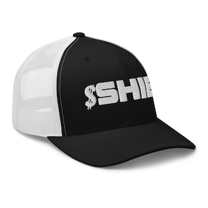 Gorra de camionero con diseño de criptomoneda Shiba Inu Coin Ticker de SHIB