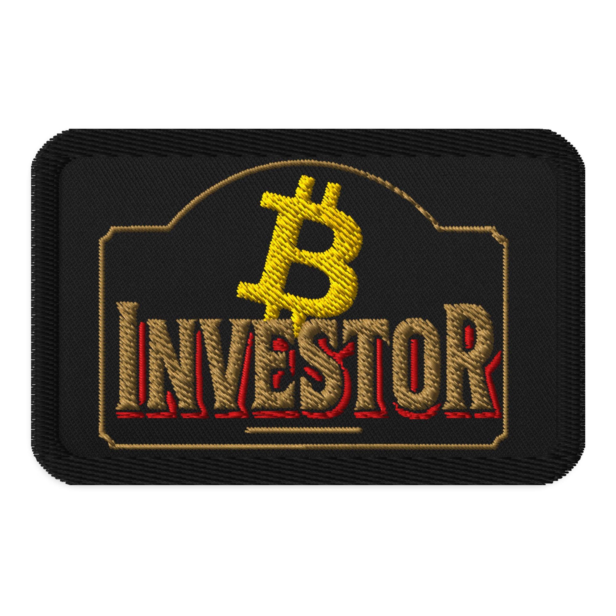 Bitcoin Investor Patch – Embroidered Iron-On Crypto Applique for Bitcoin  Ethereum Solana Fans | 3.5