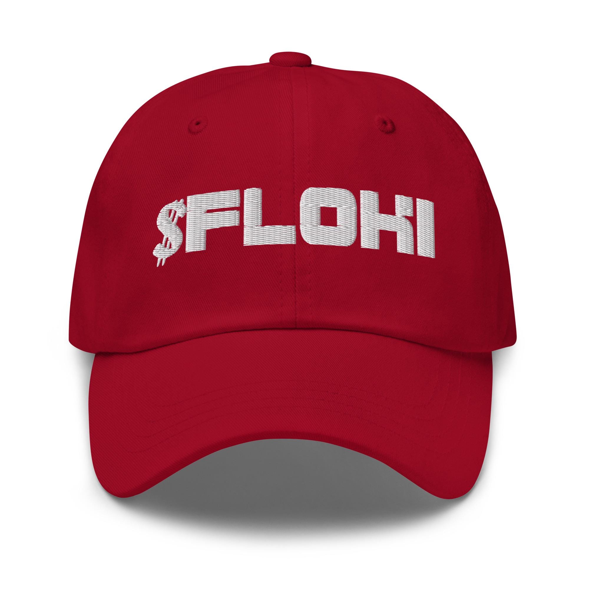 Ticker FLOKI Floki Inu Meme Coin Casquette de baseball brodée crypto-monnaie  Chapeau de papa - Etsy France