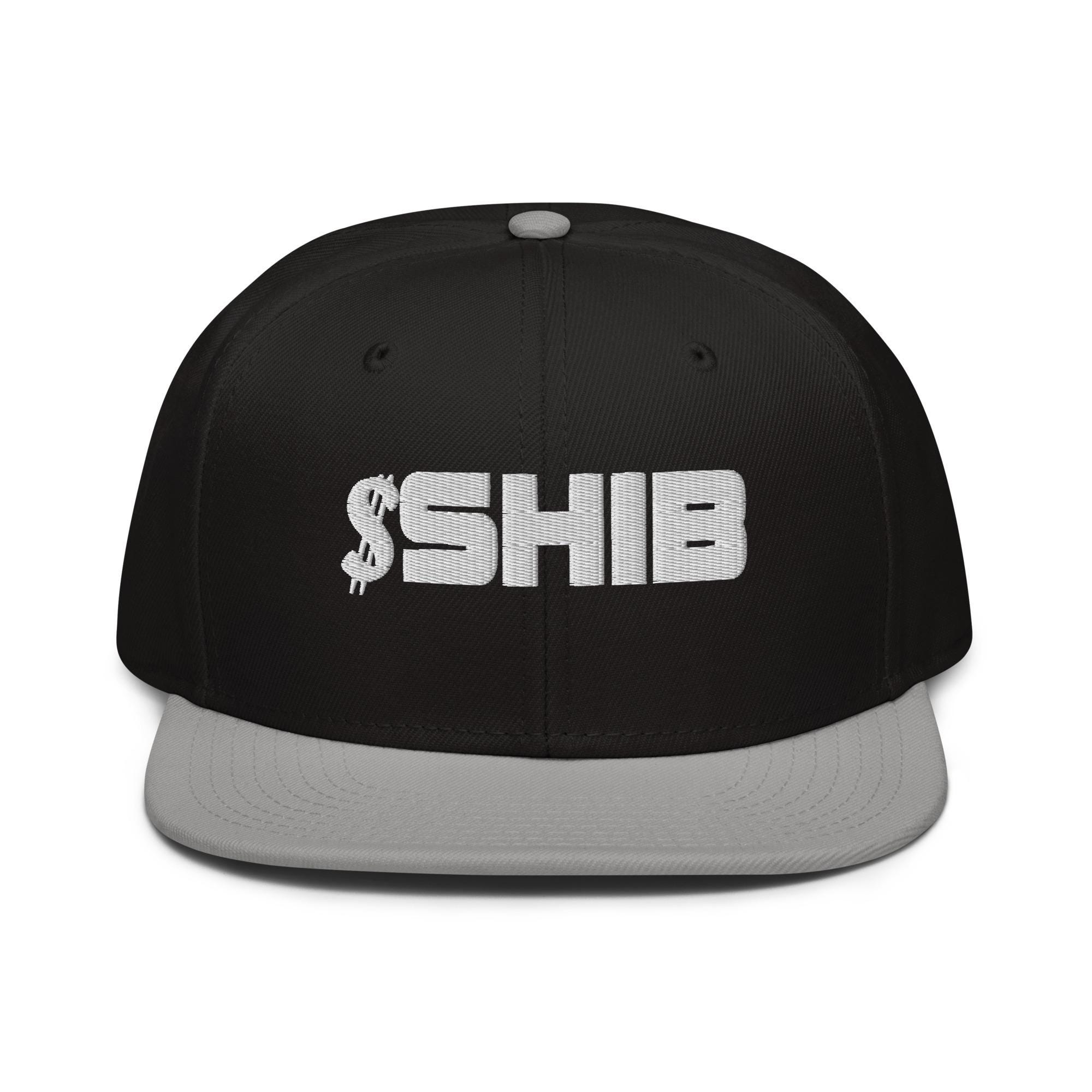 SHIB 柴犬コインティッカー暗号通貨スナップバックハットフラットビルキャップ