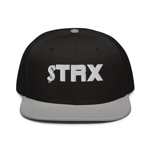 Gorra plana con visera ajustable con criptomoneda TRX Tron Ticker