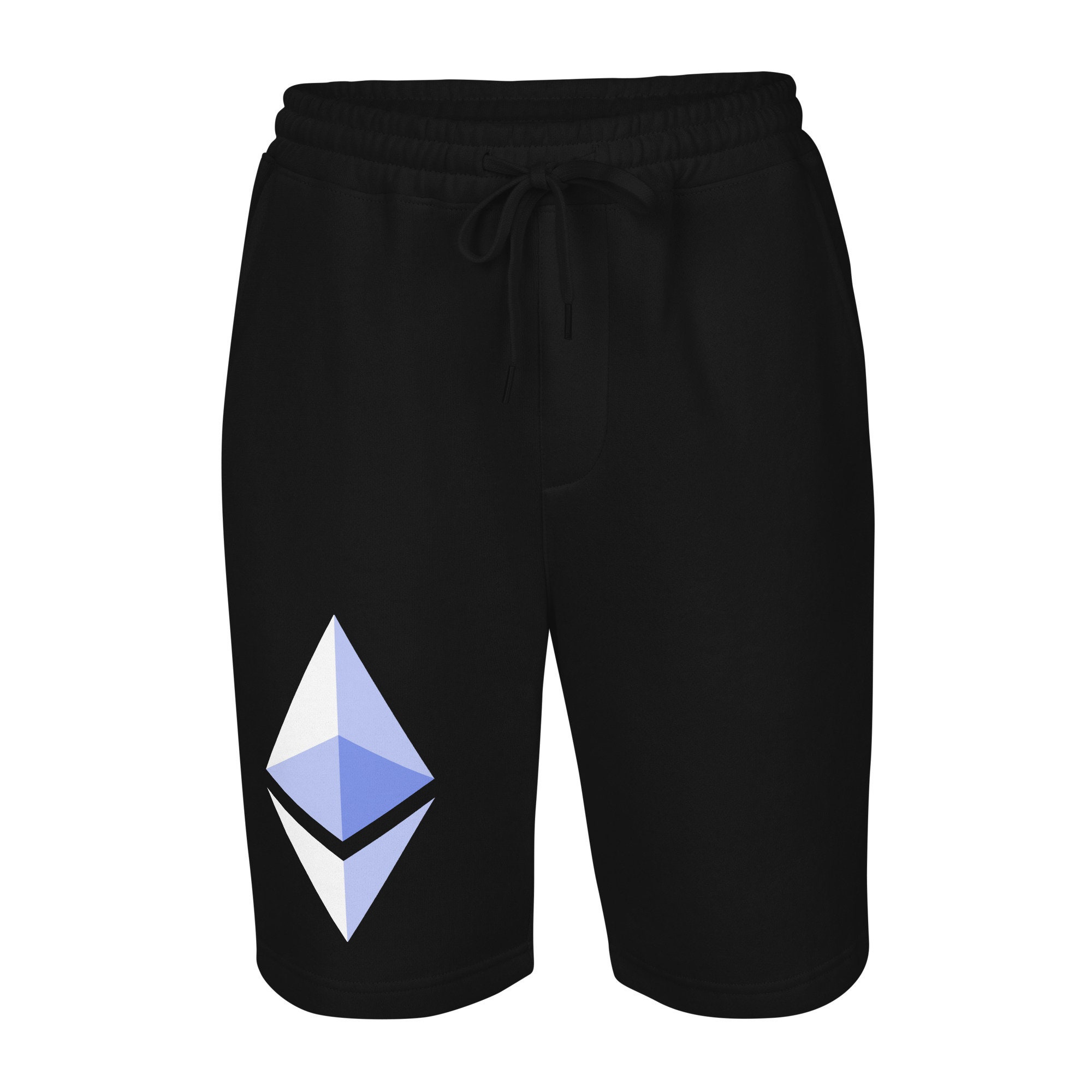 ETH イーサリアム 暗号通貨シンボル メンズフリースショーツ - Etsy 日本