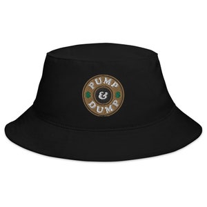 Pump and Dump Crypto Tokens Meme Coins Bucket Hat