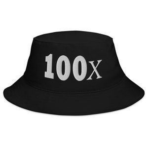 100x Hidden Gem Kryptomünze Bull Run Bucket Hat