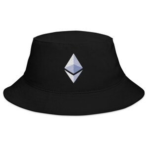 ETH Ethereum Cryptocurrency symbool emmer hoed