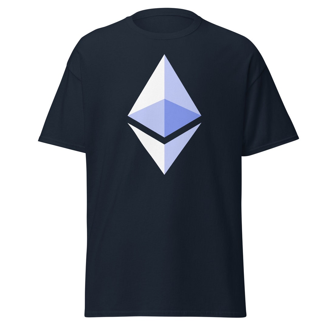 ETH Ethereum Cryptocurrency Symbol Men’s Short Sleeve T-shirt - Etsy