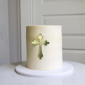 Acrylic cross, Acrylic cross cake topper, cake topper, Acrylic cake topper, Baptism cake topper, cross cake topper