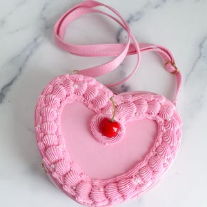 Buttercream Fake Cake Purse: Crossbody Bag, Cake Lover Handbag