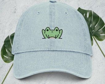 Frog Denim Hat