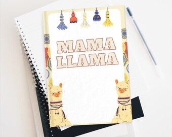 Diario del Día de la Madre - Línea reglada-Mama llama