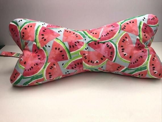 Wassermelonenscheiben Hundeknochen Nacken Reisekissen Handgemachte  Baumwolle Reißverschluss - .de