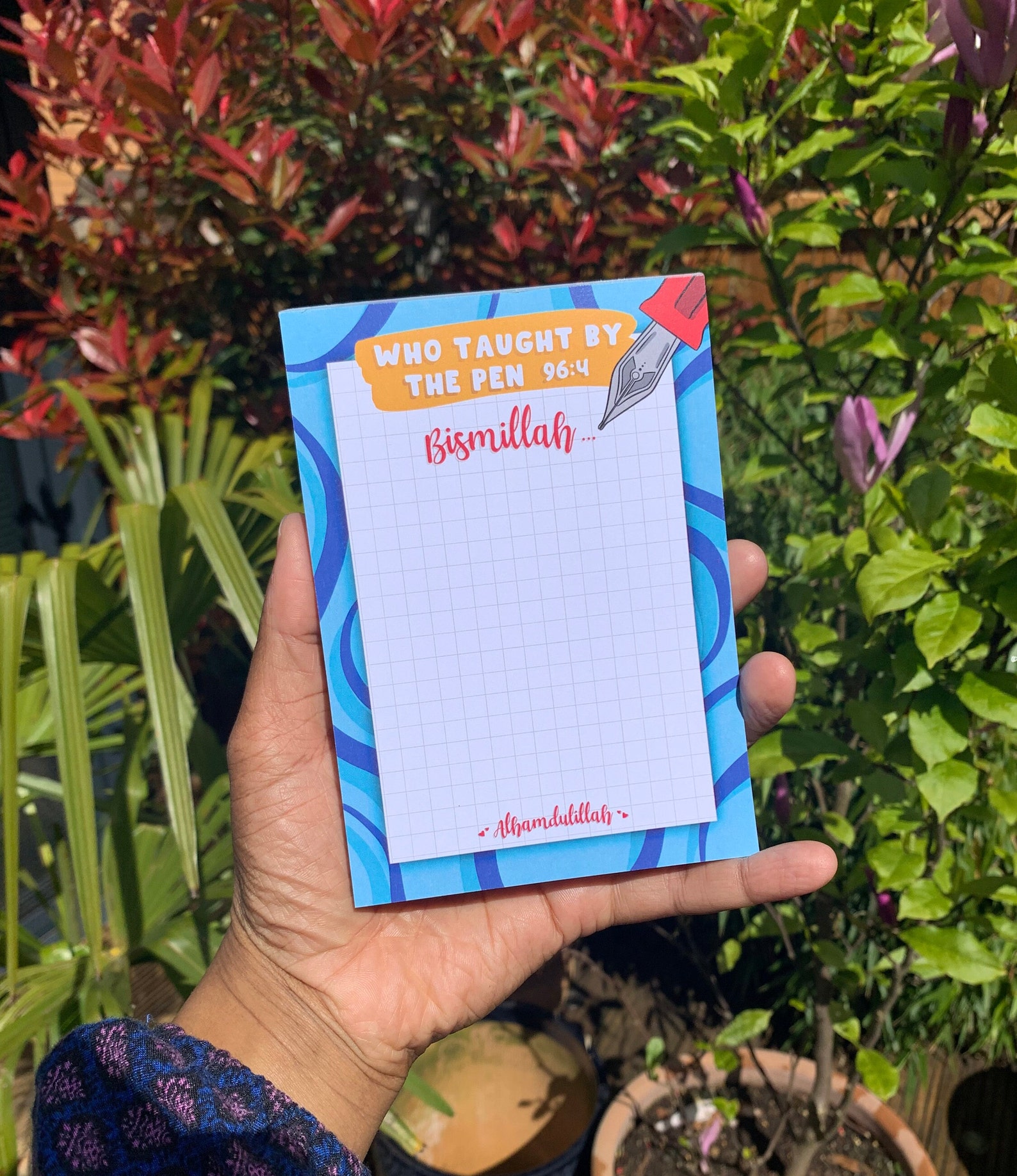 Quran Memo Notepad Bismillah Alhamdulillah Islamic Stationery Islamic ...