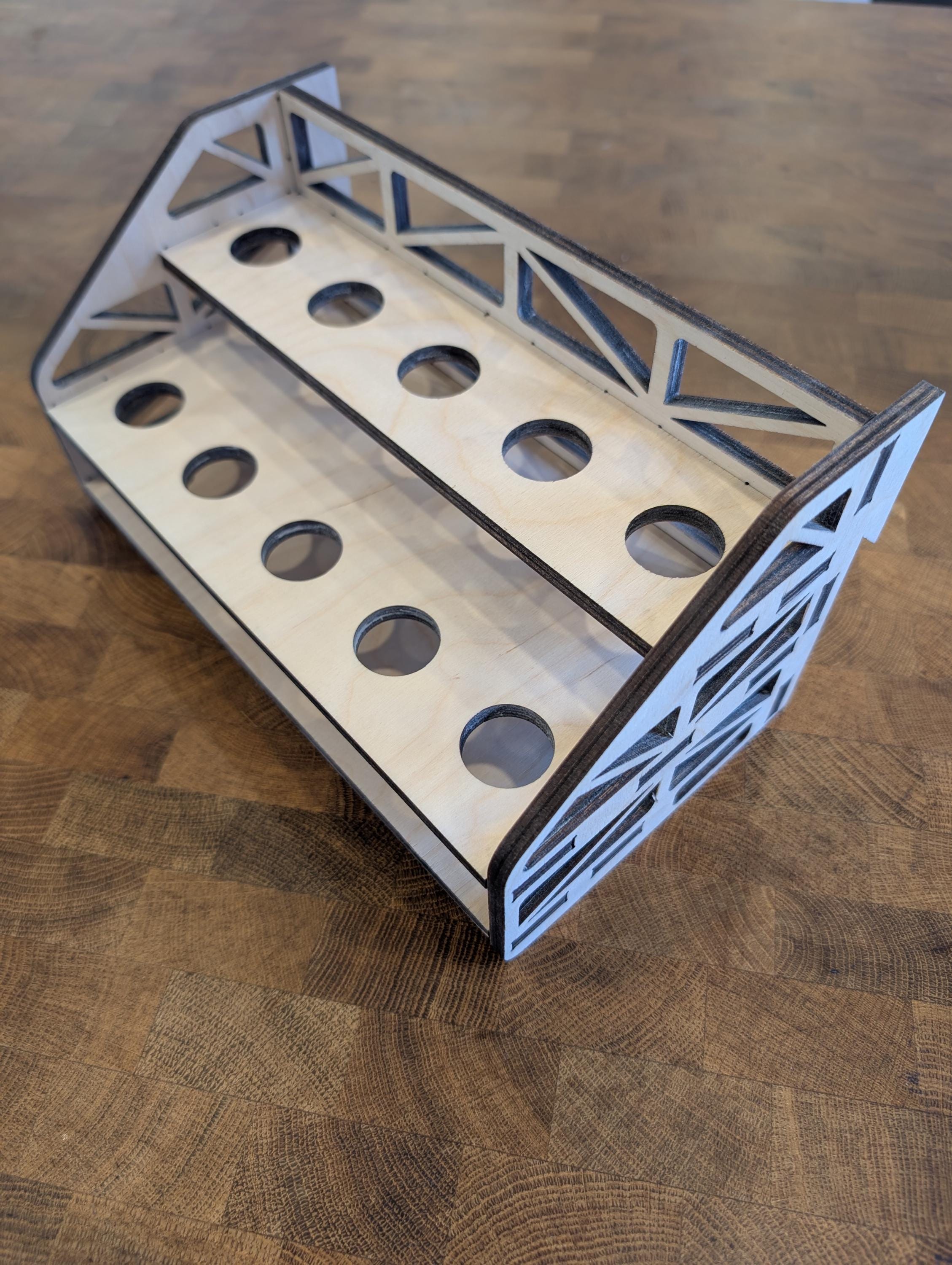 Laser Cut DIY 10-slot Screwdriver Rack Plans Svg, Dxf, Aifiles for Tool ...