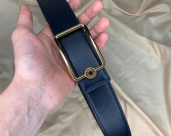 Hand-stitched Full-grain Cowhide Belt 1