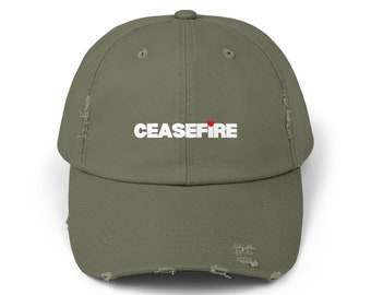 CeaseFire  - Unisex Distressed Cap