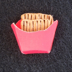 Miniature Food Super Sized Fries - Set of 4