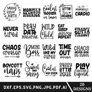 Toddlers svg bundle, Funny kids svg, Cool kids svg, Sarcastic svg, Sassy svg, Funny kids design svg, Toddler boy girl shirt, Baby svg