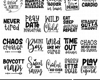 Toddlers svg bundle, Funny kids svg, Cool kids svg, Sarcastic svg, Sassy svg, Funny kids design svg, Toddler boy girl shirt, Baby svg