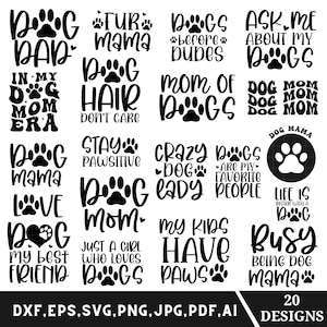 Dog mom svg png bundle, Dog mom shirt png, Dog mom quotes svg, Dog lovers svg