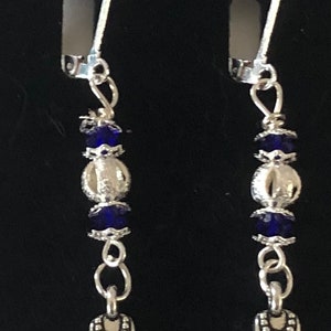 Lever Back Hamsa Dangle Earrings image 1