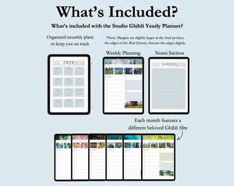 Studio Ghibli Yearly Planner