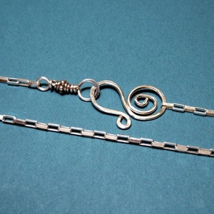 sterling silver long box chain CUSTOM length image 1