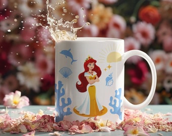 Princess Ariel coffee Mug, Little Mermaid Beautiful Mug