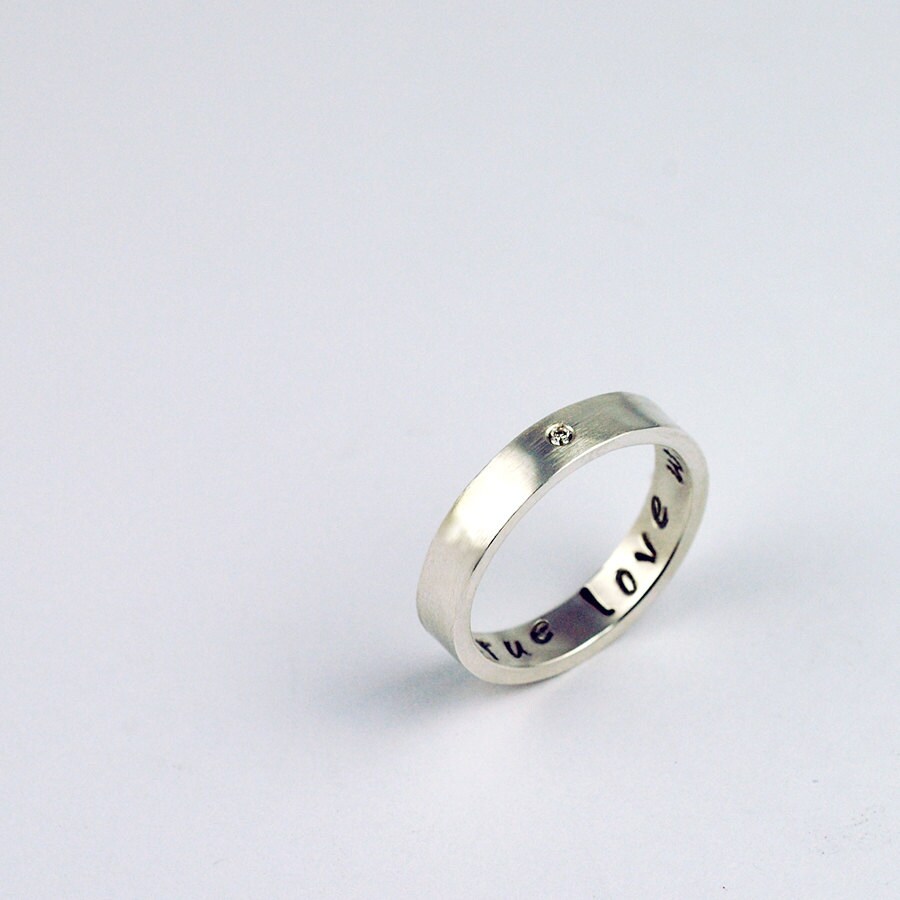 Purity Ring Christian Purity Ring Diamond Ring True Love Etsy