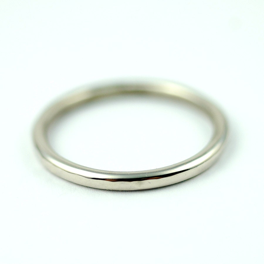 Wedding Band Wedding Ring 14k Gold Ring White Gold | Etsy