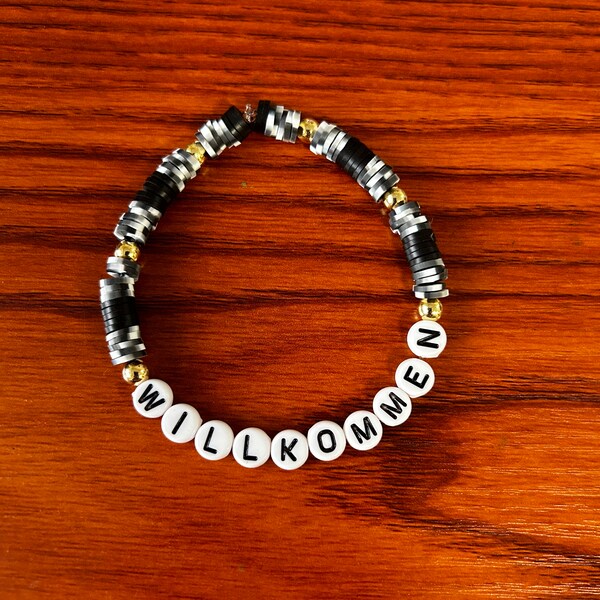 Cabaret Broadway “Willkommen” bracelet